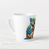 Parrot Rock Muziek Latte Mok (Linkerhoek)