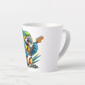 Parrot Rock Muziek Latte Mok (Rechterhoek)