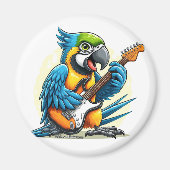 Parrot Rock Muziek Magneet (Voorkant)