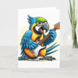 Parrot Rock Muziek Notitiekaartje