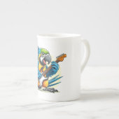 Parrot Rock Muziek Porselein Kop (Voorkant rechts)