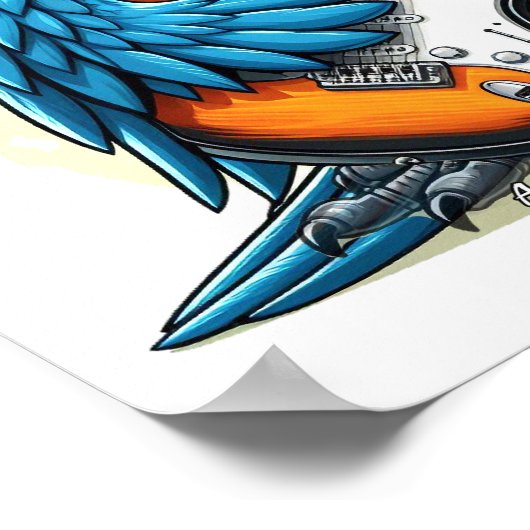 Parrot Rock Muziek Poster (Hoek)