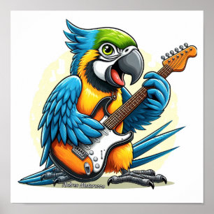 Parrot Rock Muziek Poster