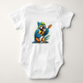 Parrot Rock Muziek Romper (Achterkant)