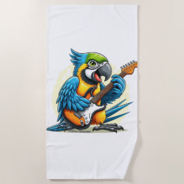 Parrot Rock Muziek Strandlaken