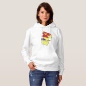 Parrot-rood Hoodie (Voorkant volledig)