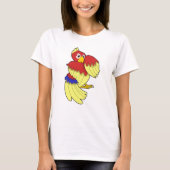Parrot-rood T-shirt (Voorkant)