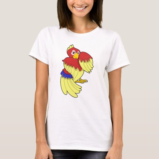 Parrot-rood T-shirt (Voorkant)