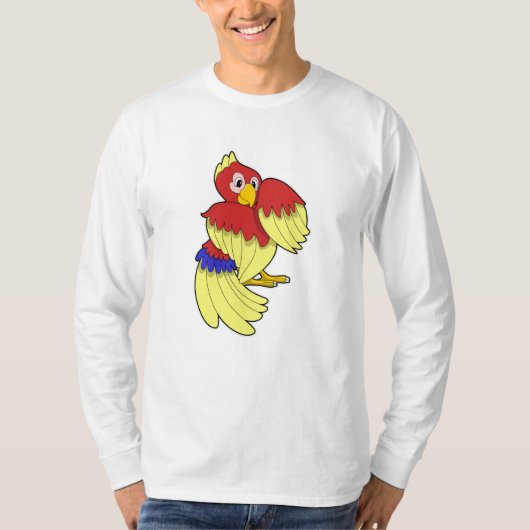 Parrot-rood T-shirt (Voorkant)