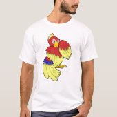 Parrot-rood T-shirt (Voorkant)