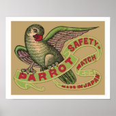 Parrot Safety Matches Poster (Voorkant)
