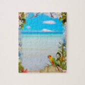 Parrot Seagull Beach Scene Legpuzzel (Verticaal)