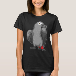 Parrot Singer Microphone Music T-shirt