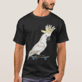 Parrot Skateboard T-shirt (Voorkant)