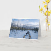 Parrot Sleds - Landschap Kaart (Gele Bloem)