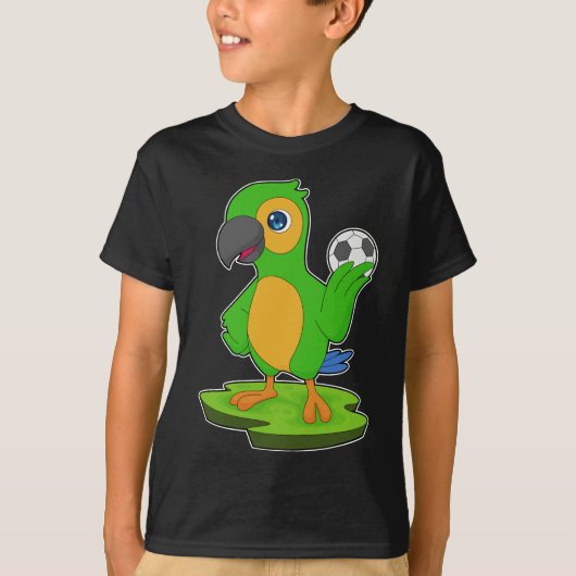 Parrot Soccer player Soccer T-shirt (Voorkant)