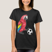 Parrot Soccer player Soccer T-shirt (Voorkant)