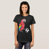 Parrot Soccer player Soccer T-shirt (Voorkant volledig)