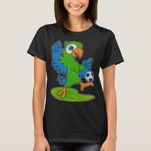 Parrot Soccer player Soccer T-shirt (Voorkant)
