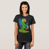 Parrot Soccer player Soccer T-shirt (Voorkant volledig)