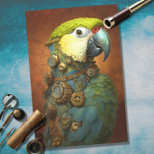 Parrot Steampunk 4 Decoupage papier