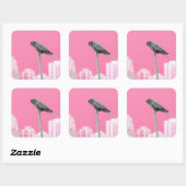 ~Parrot~ STICKER, ADVERTISE, AANGEPAST Vierkante Sticker (Vel)