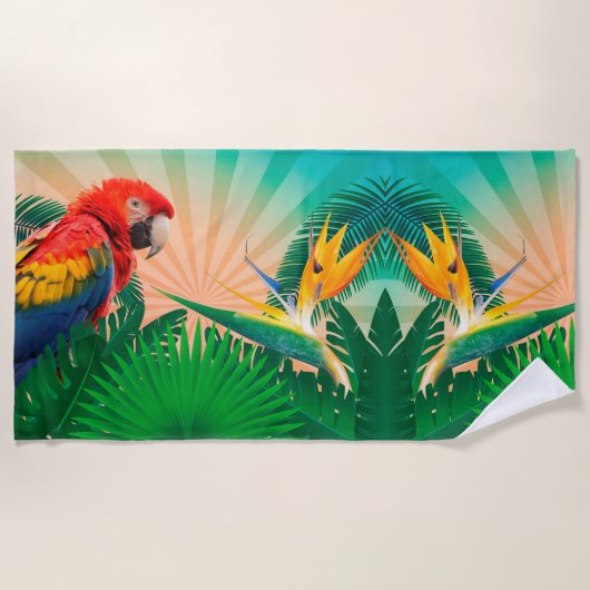 Parrot Strandlaken (Voorkant)
