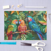 Parrot strandliefhebbers tissuepapier (Craft)