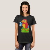 Parrot Teacher reageerbuis Chemie T-shirt (Voorkant volledig)