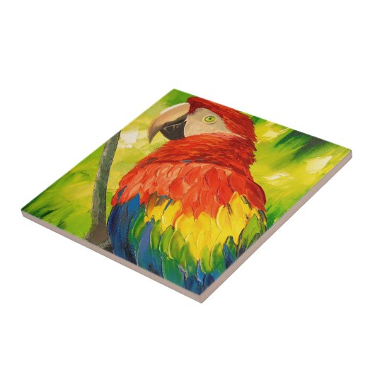 Parrot Tegeltje (Zijkant)