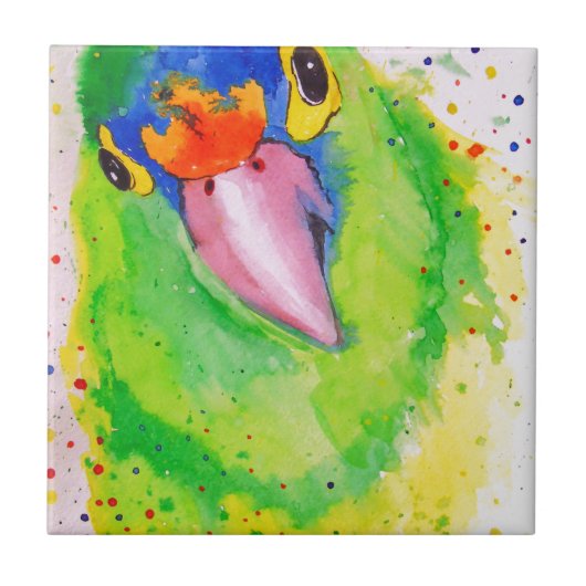 Parrot Tegeltje (Voorkant)