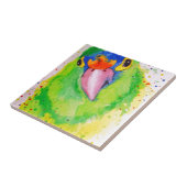 Parrot Tegeltje (Zijkant)