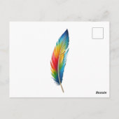 Parrot Themed Keeping in Touch  Briefkaart (Achterkant)