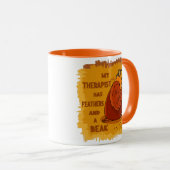 Parrot Therapist - Funny Gift for Parrots OOwnersh Mok (Voorkant rechts)