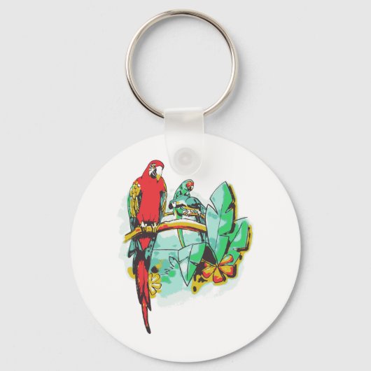 Parrot Trio Sleutelhanger (Voorkant)