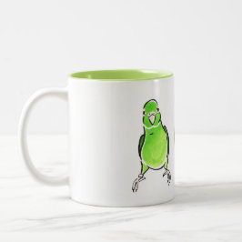 Parrot Trio Tweekleurige Koffiemok