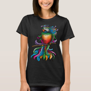 Parrot Tropical Bird Cool Oerwoud Animal Idee T-shirt