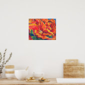 Parrot Tulip Dance Poster (Keuken)