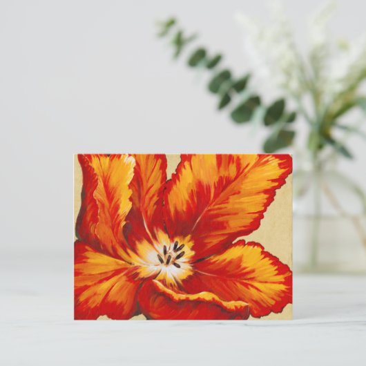 Parrot Tulip I Briefkaart (Staand voorkant)