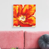 Parrot Tulip I Canvas Afdruk (Insitu (Woonkamer))