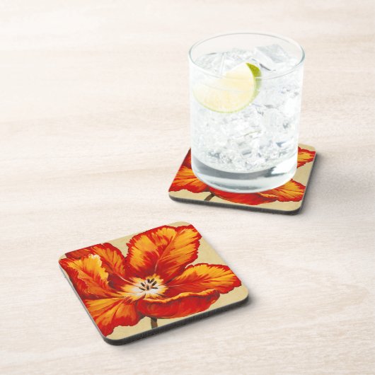 Parrot Tulip I Drankjes Onderzetter (Rechterzijde)