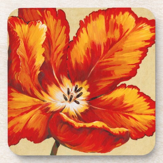 Parrot Tulip I Drankjes Onderzetter (Voorkant)