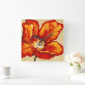 Parrot Tulip I Vierkante Klok (Huis)