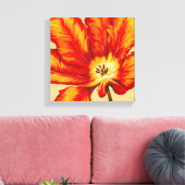 Parrot Tulip II Canvas Afdruk (Insitu (Woonkamer))