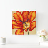 Parrot Tulip II Vierkante Klok (Huis)