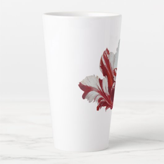 Parrot Tulip Latte Mok (Voorkant)