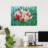 Parrot Tulip Poster (Thuiskantoor)