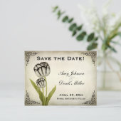  Parrot Tulp Save the Date Briefkaart (Staand voorkant)