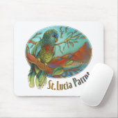 Parrot van Saint Lucia Muismat (Met muis)