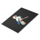 Parrot Vector Art met levendige kleuren Notitieblok (Schuin)